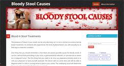 Desktop Screenshot of bloodystoolcauses.com